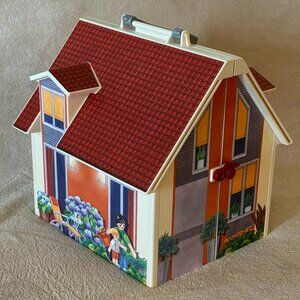 Cozy Cottage Dollhouse with Red Roof
